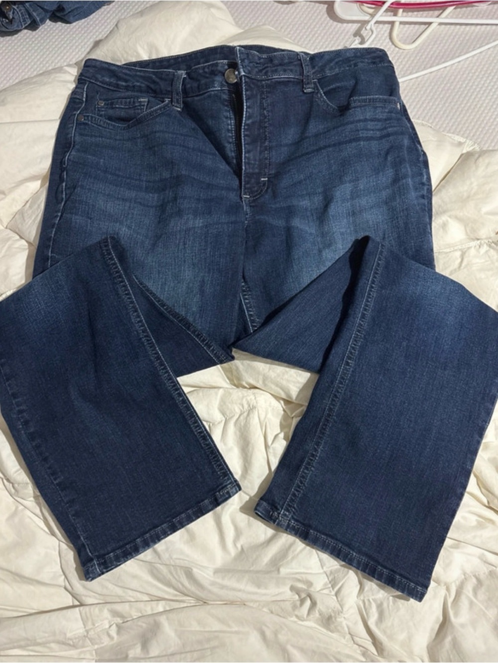 Source Unknown Women's Dark Blue Boot Cut Jeans